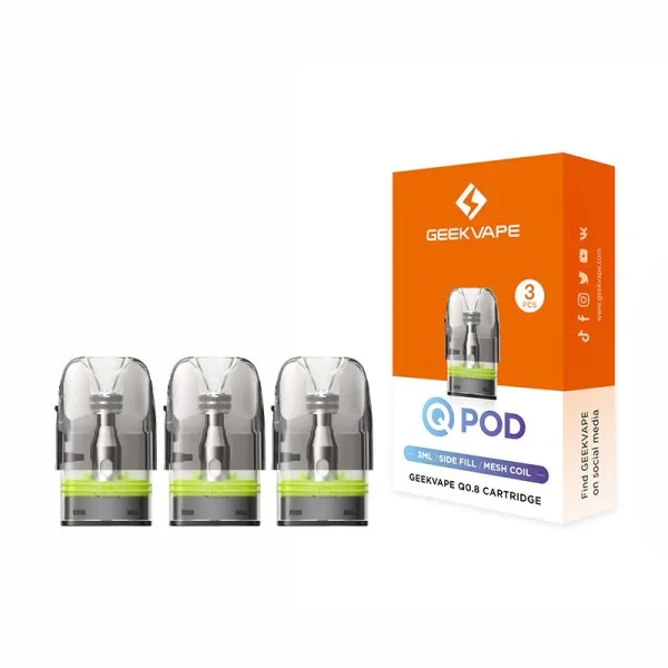 Cartouches Q Series 0.4/0.6/0.8Ω 3ml (3pcs) - Geekvape - image 10
