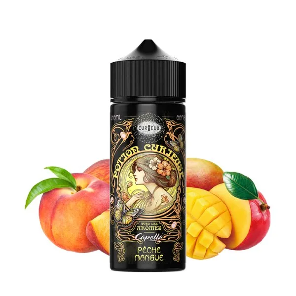 Pêche Mangue 0mg 100ml - Les Potions Curieuses by Curieux - image 2