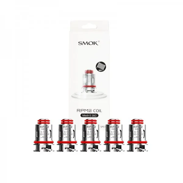 Résistances RPM2 Mesh 0.16Ω (5pcs) - Smoktech