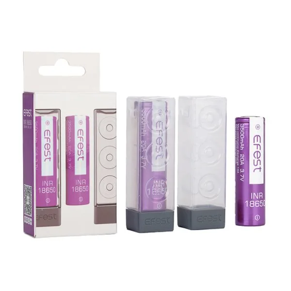 Accus INR 18650 3500mAh 20A (2pcs) - Efest - image 4