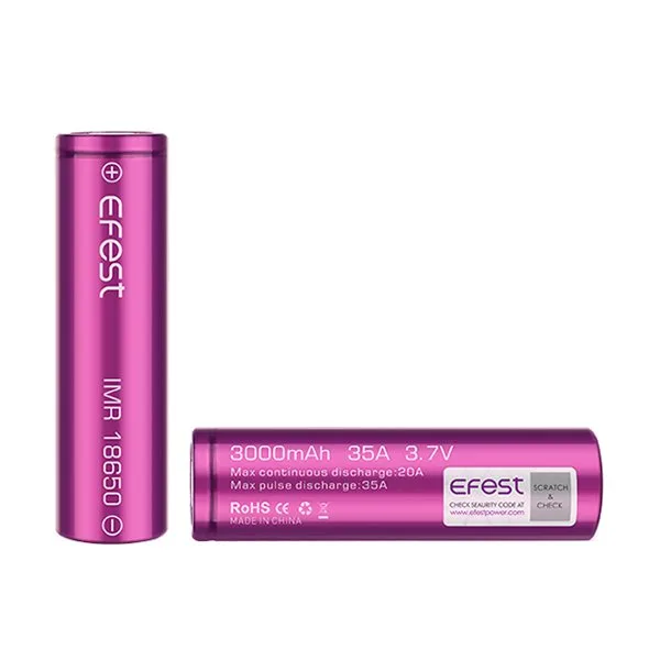 Accu 18650 3000mAh 35A flat top - Efest - image 4