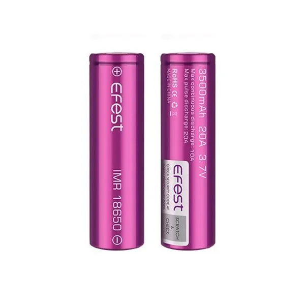 Accu IMR 18650 3500mAh 20A flat top - Efest - image 3