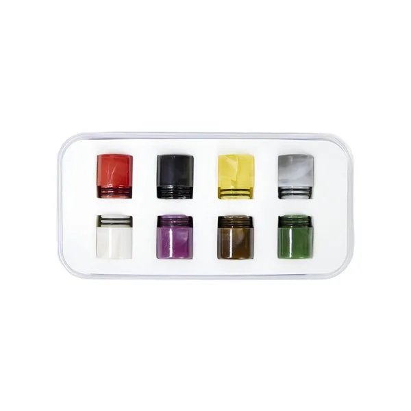 Drip Tip 810 Résine Kit A2 (8pcs) (Couleur Aléatoire) - ReeWape - image 3