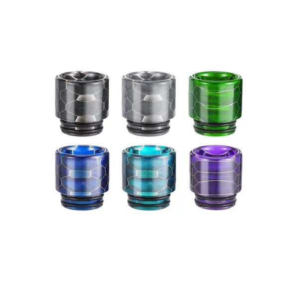 Drip Tip 810 en Résine R5 (6pcs) (Couleur Aléatoire) - ReeWape - image 2