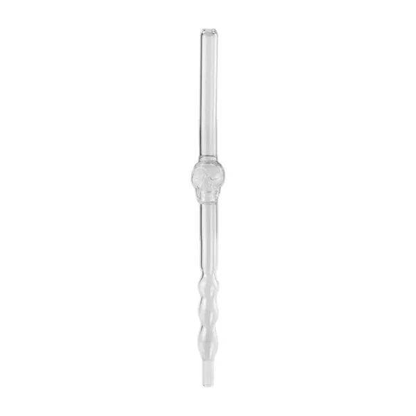 Embout Chicha en verre Skull - Transparent