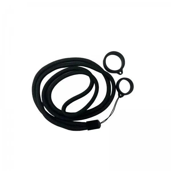 Lanière Avec Anneau Silicone Black (1pc) - image 2