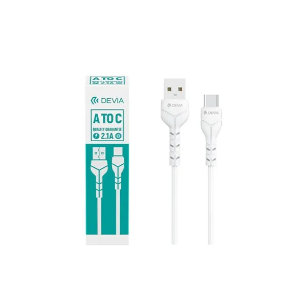 Câble de Charge USB-A vers USB-C 2.1A Eco-Friendly - Kintone Series by DEVIA - image 3