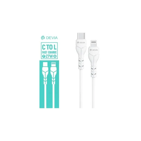 Câble de Charge USB-C vers Lightning 27W/3A Eco-Friendly - Kintone Series by DEVIA - image 3