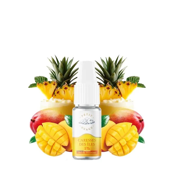 Caresses des îles Nic Salts 10ml - Petit Nuage