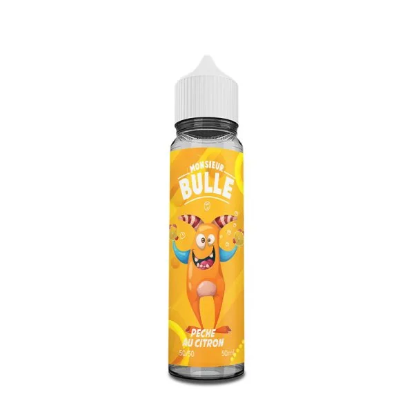 Pêche Au Citron 0mg 50ml - Liquideo Monsieur Bulle - image 3
