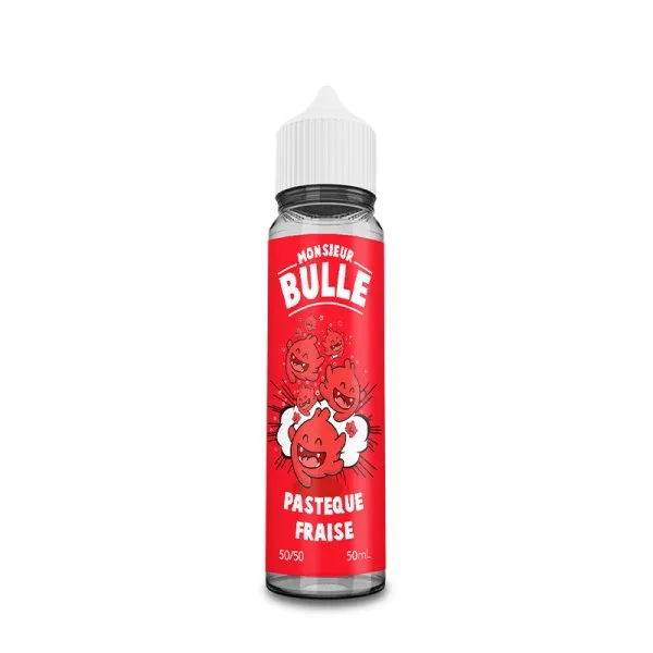 Pastèque Fraise 0mg 50ml - Liquideo Monsieur Bulle - image 3