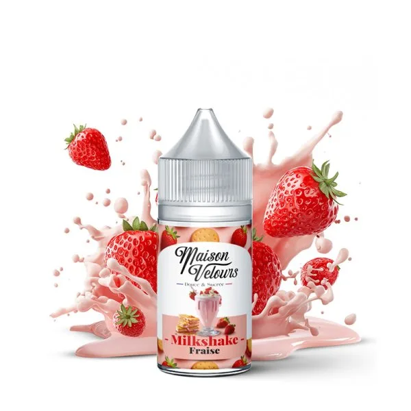 Concentré Milkshake Fraise 30ml - Maison Velours - image 2