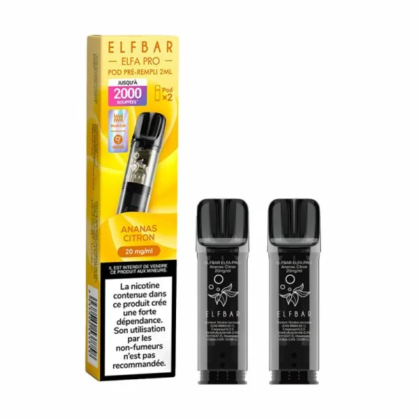 Cartouches Pré-Remplies Elfa Pro 20mg 2ml (2pcs) [FR] - Elfbar - image 5