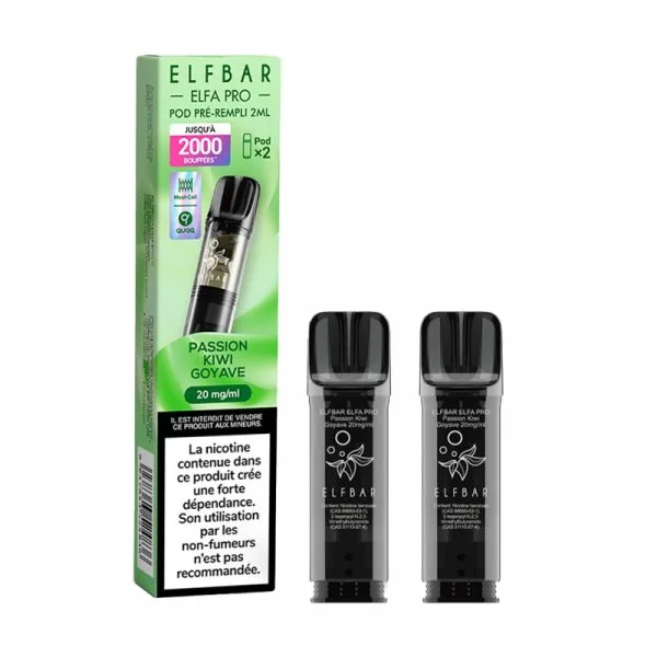 Cartouches Pré-Remplies Elfa Pro 20mg 2ml (2pcs) [FR] - Elfbar - image 47