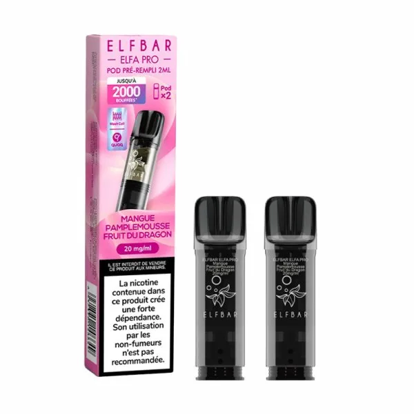 Cartouches Pré-Remplies Elfa Pro 20mg 2ml (2pcs) [FR] - Elfbar - image 56