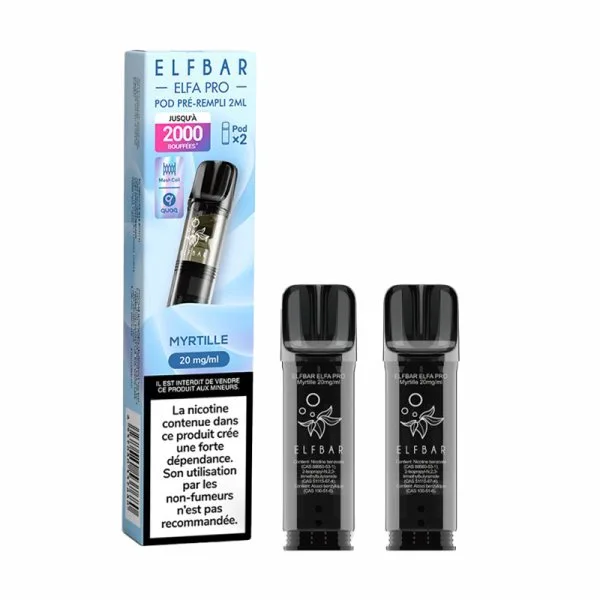 Cartouches Pré-Remplies Elfa Pro 20mg 2ml (2pcs) [FR] - Elfbar - image 62