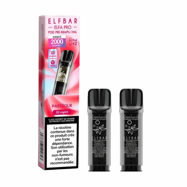 Cartouches Pré-Remplies Elfa Pro 20mg 2ml (2pcs) [FR] - Elfbar - image 68