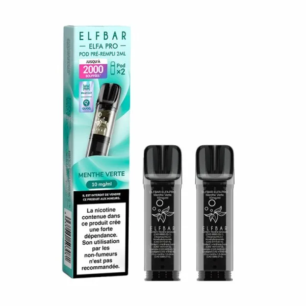 Cartouches Pré-Remplies Elfa Pro 10mg 2ml (2pcs) [FR] - Elfbar - image 59