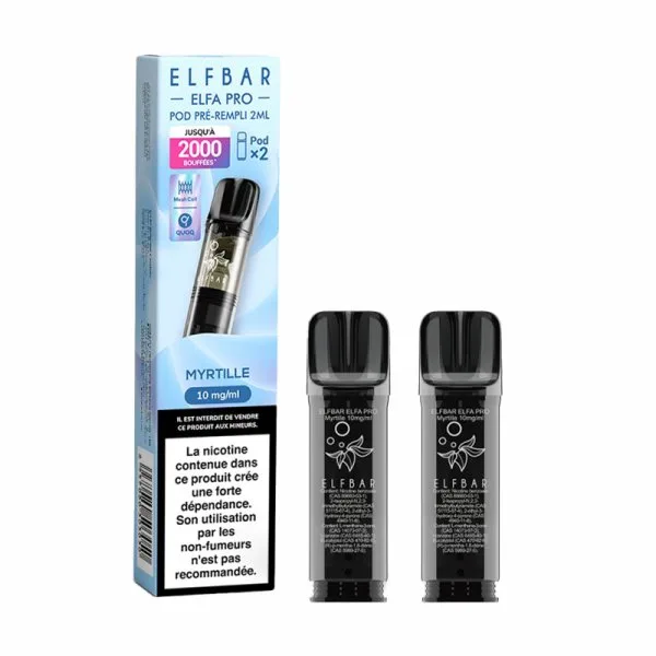 Cartouches Pré-Remplies Elfa Pro 10mg 2ml (2pcs) [FR] - Elfbar - image 62