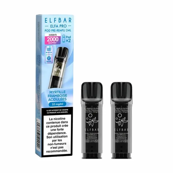 Cartouches Pré-Remplies Elfa Pro 10mg 2ml (2pcs) [FR] - Elfbar - image 65