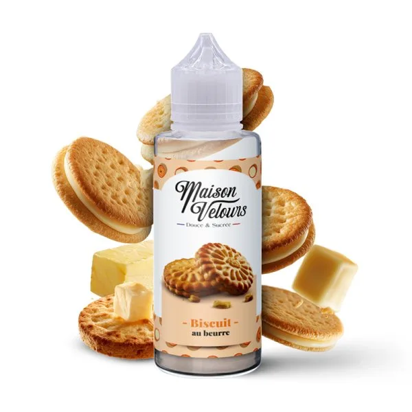 Biscuit au Beurre 0mg 100ml - Maison Velours - image 2