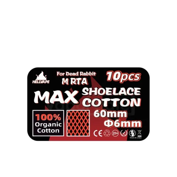 Lacets de Coton pour Dead Rabbit M RTA (10pcs) - Hellvape - image 2