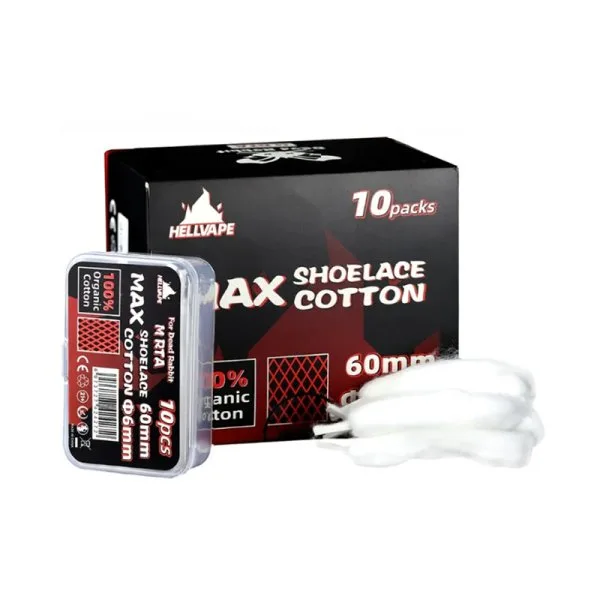 Lacets de Coton pour Dead Rabbit M RTA (10pcs) - Hellvape - image 4
