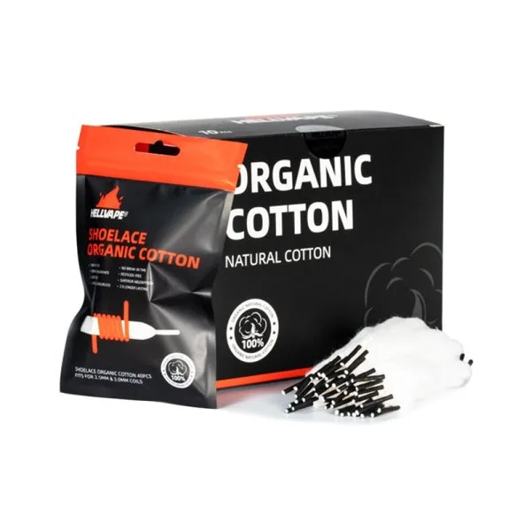 Coton en Lacet Organique (Lacet seul) (40pcs) - Hellvape - image 4