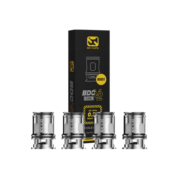 Résistances BDC V2 BOOST 0.15/0.2/0.3/0.4Ω (4pcs) - BD Vape