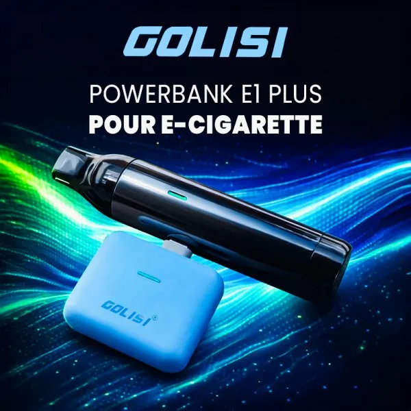 Powerbank E1 PLUS pour E-cigarette 1600mAh - Golisi - image 3