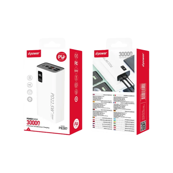 Powerbank 30 000mAh 22.5W - D-Power - image 3