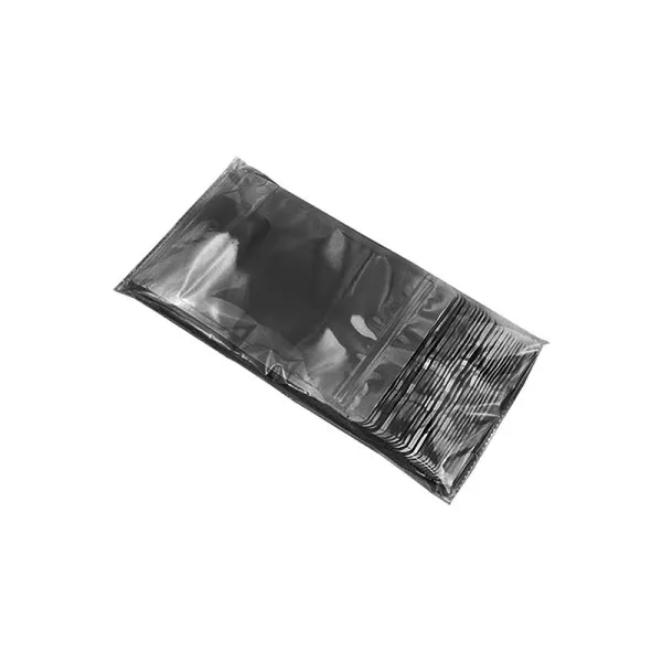 Pochette Noire à Fermeture Pression 14x20cm (100pcs) - image 4