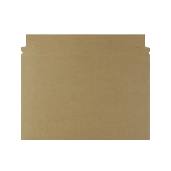 Pochette carton micro-cannelé brune à fermeture adhésive (10pcs) - image 6