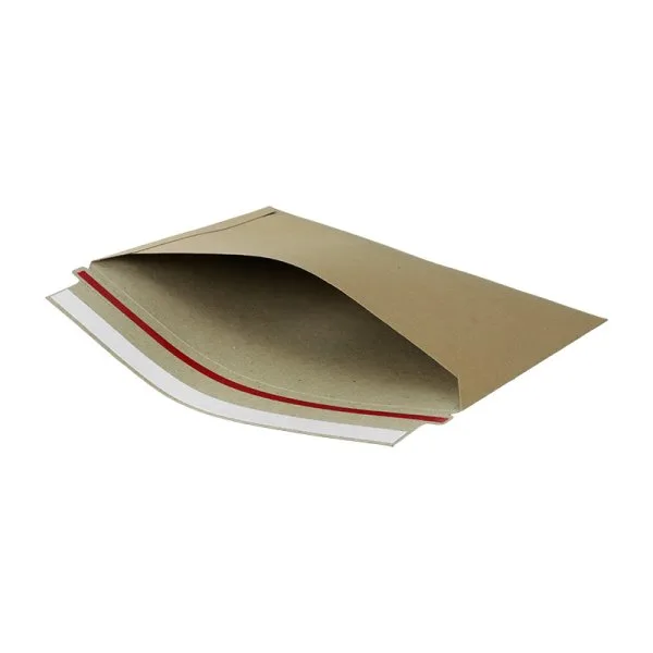 Pochette carton micro-cannelé brune à fermeture adhésive (10pcs) - image 7