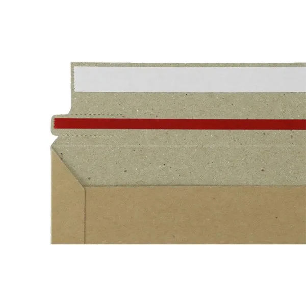 Pochette carton micro-cannelé brune à fermeture adhésive (10pcs) - image 8