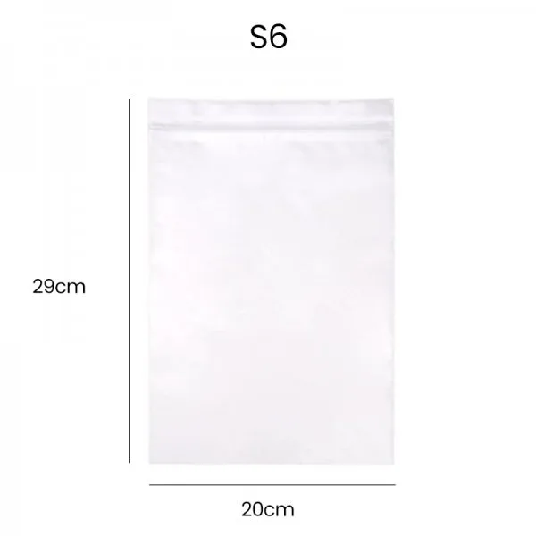 S6 - Sachet à Fermeture Pression Renforcée 29*20cm (100pcs)