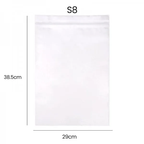 S8 - Sachet à Fermeture Pression Renforcée 38.5*29cm (100pcs)