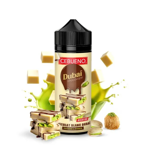 Dubaï Chocovape White 0mg 100ml - Cebueno - image 2