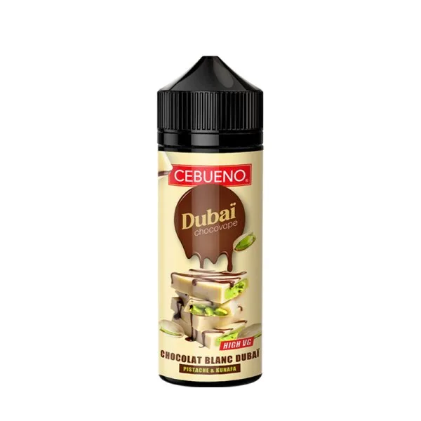 Dubaï Chocovape White 0mg 100ml - Cebueno - image 4