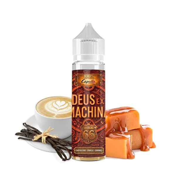 Cappuccino Vanille Caramel 0mg 50ml - Deus Ex Machina by Capella x Juice 66 - image 2