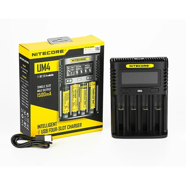 Chargeur UM4 Four Slot 2A - Nitecore - image 4