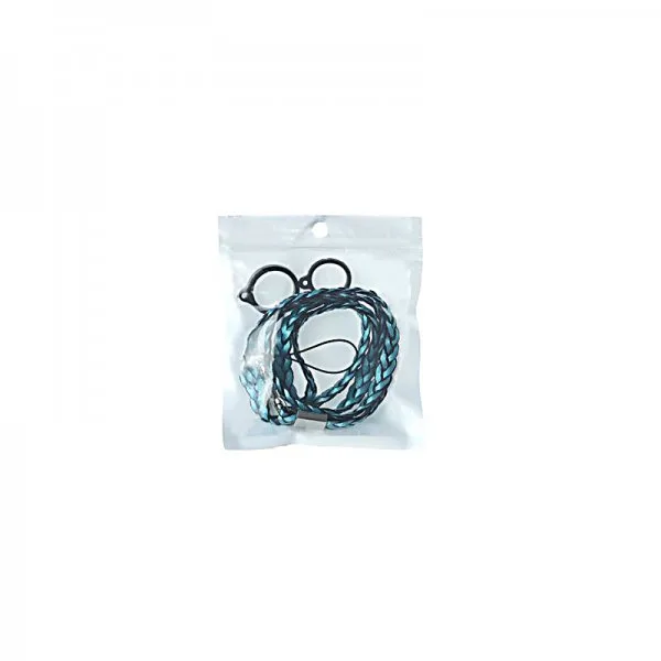 Lanière Weave Avec 2 Anneaux Silicone Blue (1pc) - image 3
