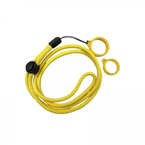 Lanière Réglable Avec Anneau Silicone Yellow (1pc) - image 2
