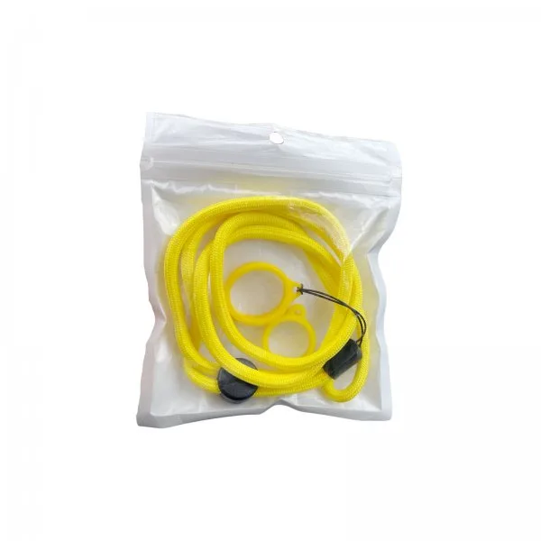 Lanière Réglable Avec Anneau Silicone Yellow (1pc) - image 4