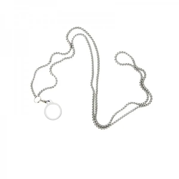Chaîne de cou avec anneau en silicone - 17mm - image 5