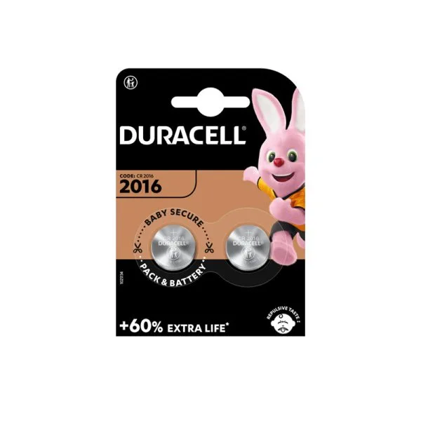 Lithium Piles CR/DL2016 3V 75mAh (2pcs) - Duracell - image 2