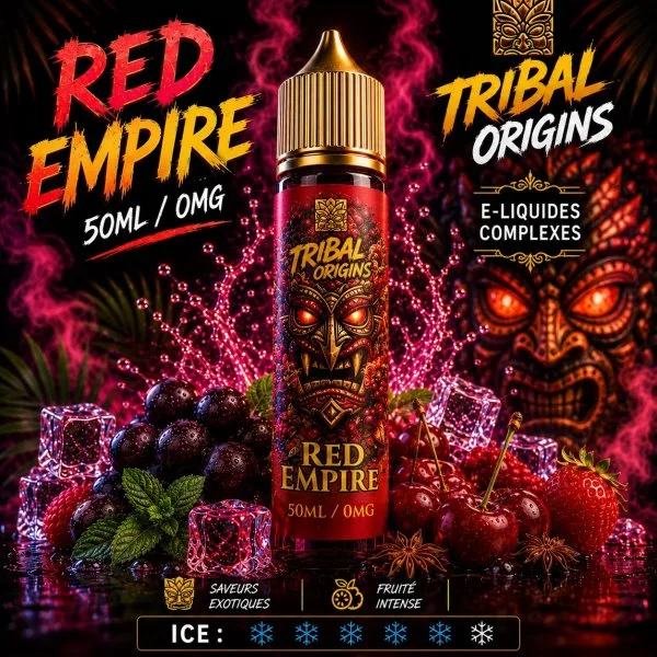 Red Empire 0mg 50ml - Origins by Tribal Force - image 2
