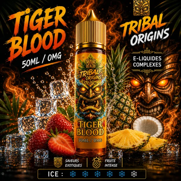 Tiger Blood 0mg 50ml - Origins by Tribal Force - image 3