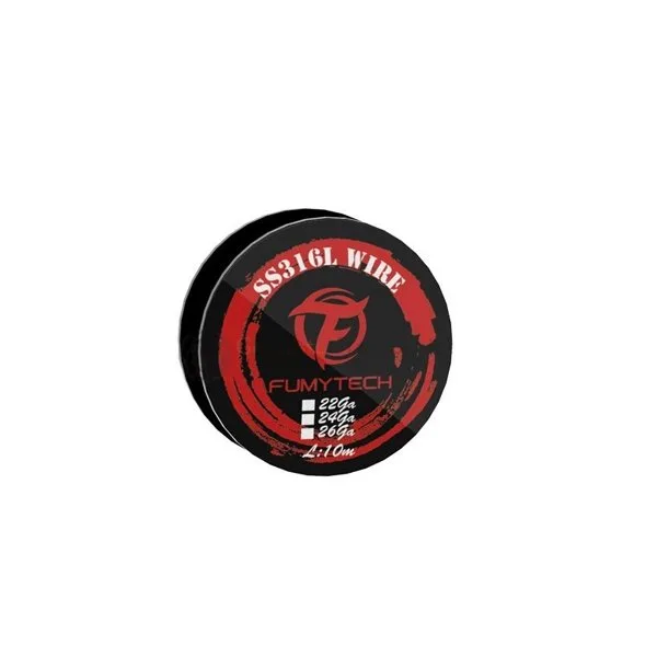 SS316L Wire 10m (22ga/24ga/26ga) - Fumytech - image 2