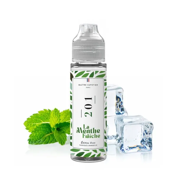 N°201 La Menthe Fraîche 0mg 50ml - Maître Vapotier - image 3